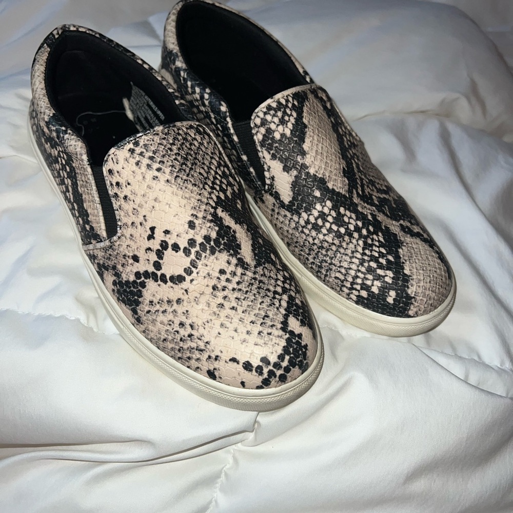 A NEW DAY Snake Print Slip-On Sneakers